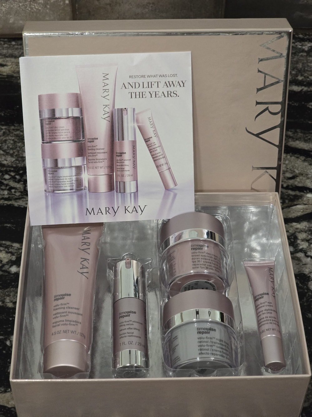 Mary Kay Pink and Silver Skincare Serum & Face Oil Set